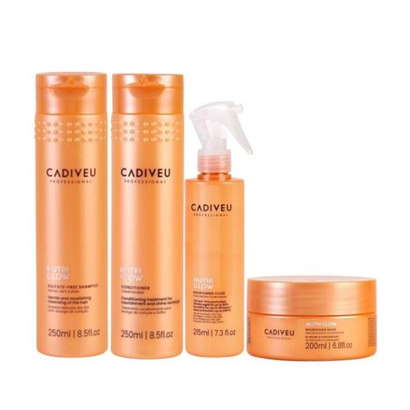 Kit-Cadiveu-Nutri-Glow-Shampoo,-Condicionador-250mL,-Máscara-200mL-e-Fluído-Nutritivo-215mL--1