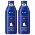 NIVEA Loção Hidratante Milk Pele Seca a Extrasseca Kit com 2 Unidades Kit