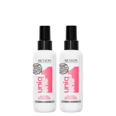 Kit-Revlon-Professional-Uniq-One-Lotus-Flower-Hair-Tratament---Leave-in-150-ml---2-Undades--1