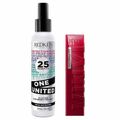 Redken e Maybelline Kit - Spray de Tratamento One United + Batom Líquido Super Stay Vinyl Ink Royal Kit