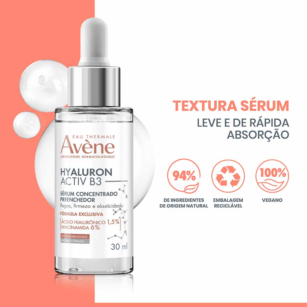 Sérum Concentrado Preenchedor Avène Hyaluron Activ B3