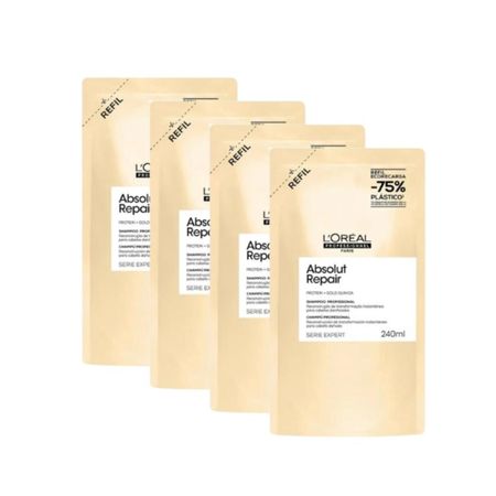 Kit-4-Refis-Shampoo-Absolut-Repair-Gold-240ml--1