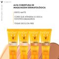 Protetor Solar Facial Semi-Matte FPS 60 Vichy Idéal Soleil Extra Claro 40 g Extra Claro