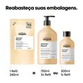 Refil - Shampoo L'Oréal Absolut Repair Gold 240ml