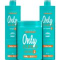 Glatten Only Curls - Kit Cachos Ondas Leves Trio (3 Produtos)