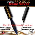 RIÈ Salon Pro Kit 1 Escova INFINITI Pro Gold  Nano Silver 47mm +1 Pente