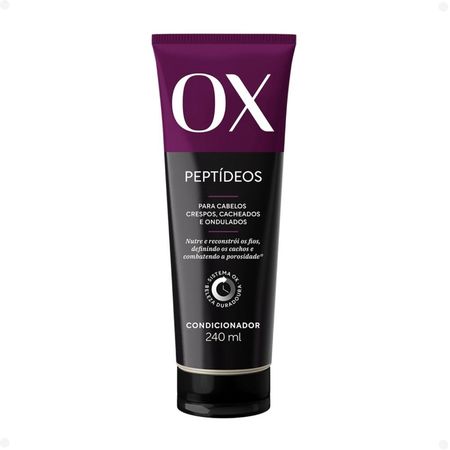 Condicionador-OX-Peptídeos-Cabelos-Crespos,-Cacheados-e-Ondulados-240ml--1