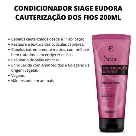Condicionador-Siage-Eudora-Cauterização-dos-Fios-200ml--2
