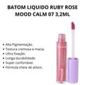 Batom Liquido Ruby Rose Mood Calm 07 3,2ml