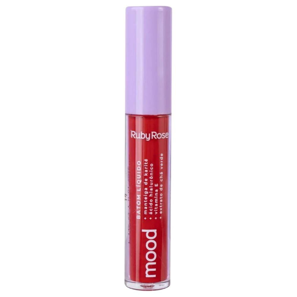 Batom Liquido Ruby Rose Mood Wish 18 3,2ml