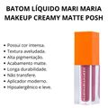 Batom Líquido Mari Maria Makeup Creamy Matte Posh 4ml