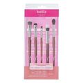 Kit Com 05 Pincéis Para Olhos Belliz Wood