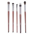 Kit Com 05 Pincéis Para Olhos Belliz Wood