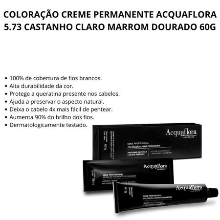 Coloração-Creme-Permanente-Acquaflora-5.73-Castanho-Claro-Marrom-Dourado-60g--3