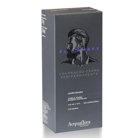 Kit-Coloração-Creme-Semipermanente-Acquaflora-El-Hombre-Louro-escuro--2