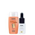 Kit Isdin - Sérum Facial 30 ml + Protetor Solar Facial com Cor FPS 50 Escura 50ml