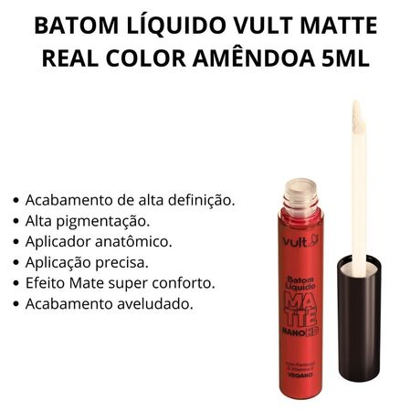 Batom-Líquido-Vult-Matte-Real-Color-Amêndoa-5ml--3