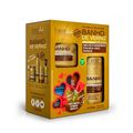 Kit Forever Liss Banho Verniz Shampoo 300ml + Máscara 250g + 3 Amostras