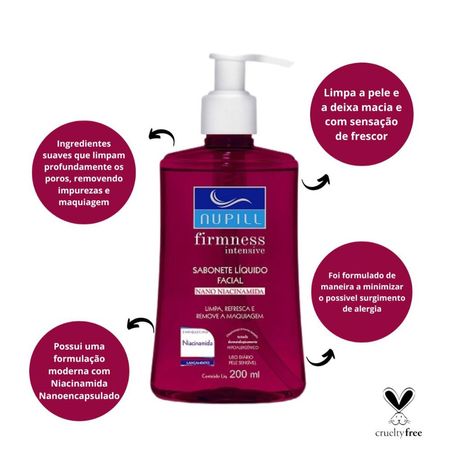 Sabonete-Líquido-Facial-Pele-Sensível-Nupill-Firmness-Intensive-Nano-Niacinamida-200ml--2