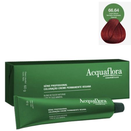 Coloração-Creme-Acquaflora-Vegana-66.64-Louro-Escuro-Vermelho-Acobreado-Especial-60g--2