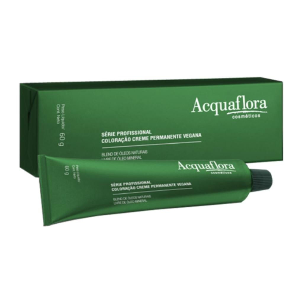 Coloração Creme Acquaflora Vegana 8.21 Louro Claro Irisado Acinzentado 60g