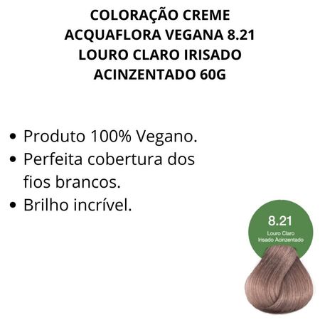 Coloração-Creme-Acquaflora-Vegana-8.21-Louro-Claro-Irisado-Acinzentado-60g--3