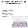 Paleta de Iluminador Ruby Rose Feels Mood 15,9g