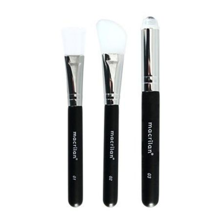 Kit-Love-Care-Facial-Macrilan---2-Pincéis-+-1-Esponja-+-1-Massageador-+-1-Bandeja--4