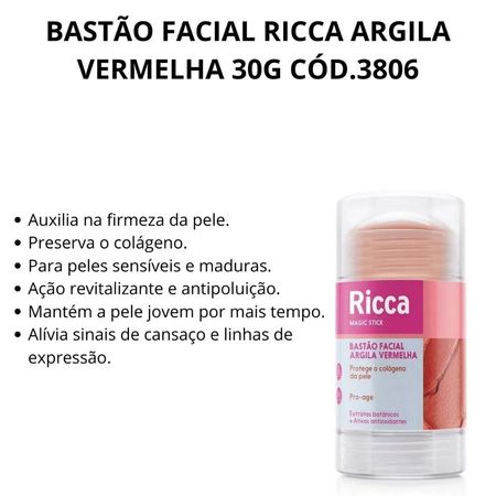 Bastão-Facial-Ricca-Argila-Vermelha-30g--6
