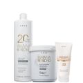 Kit Braé Wanna Be Blond - Ox 20 Vol 900ml + Pó descolorante 500g + Plex Efect - Passo 3