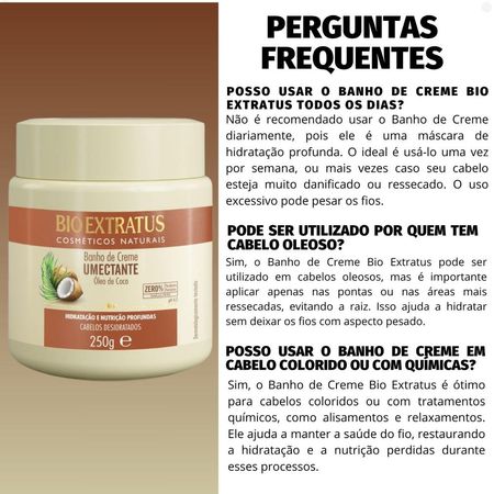 Kit-Bio-Extratus-Umectante-Óleo-de-Coco:-Shampoo-250ml,-Condicionador-250ml,-Banho-de-Creme-250g,-e-Finalizador-150g--8
