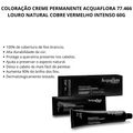 Coloração Acquaflora 77.466 Louro Natural Cobre Vermelho Intenso 60g