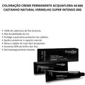 Coloração Acquaflora 44.666 Castanho Natural Vermelho Super Intenso 60g