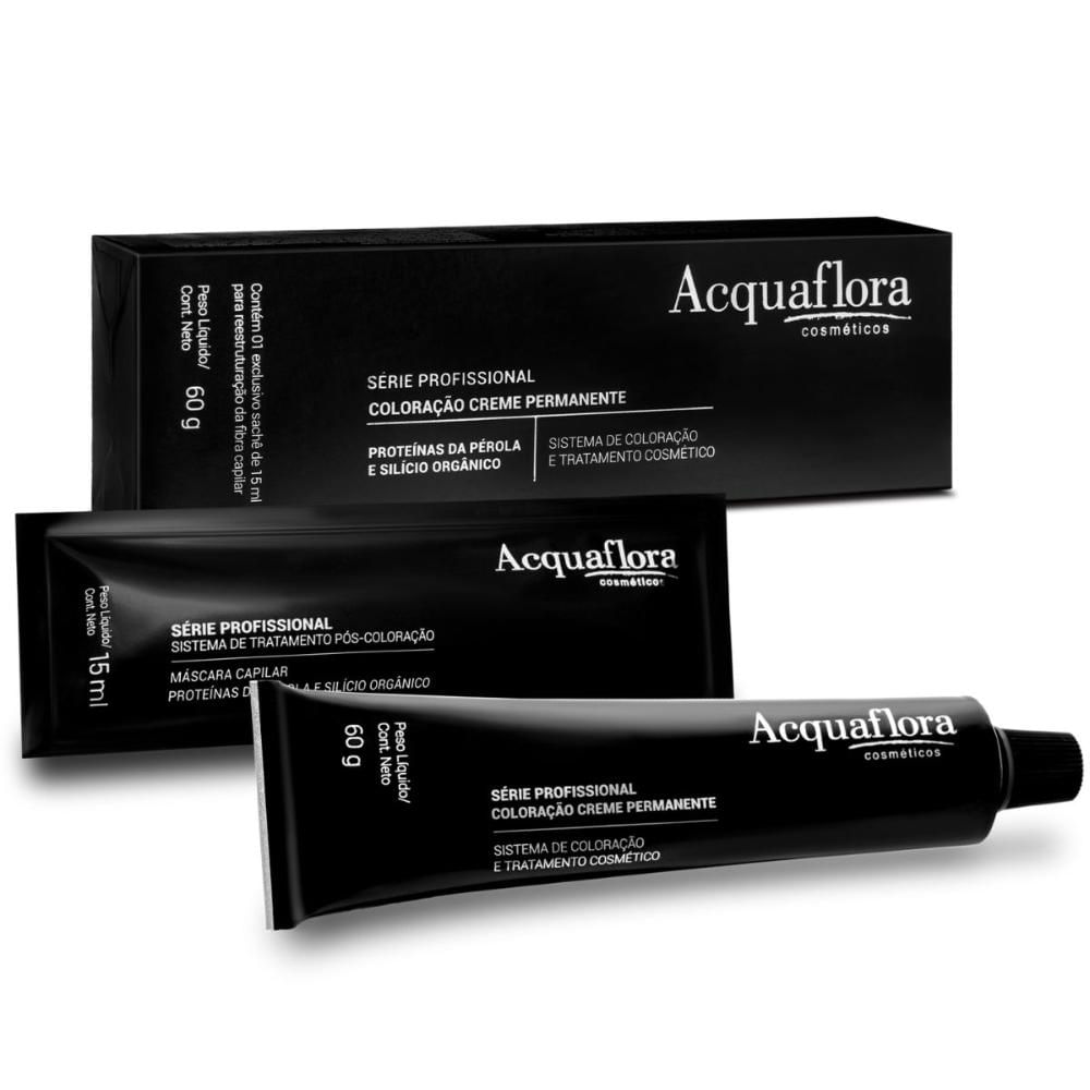 Coloração Acquaflora 55.664 Castanho Claro Vermelho Intenso Acobreado 60g