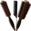 Riè Salon-Pro Kit 2 Escovas Javali Extreme + 1 Pente