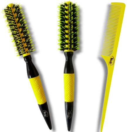 Riè-Salon-Pro-Kit-2-Escovas-Javali-Extreme-+-1-Pente--1