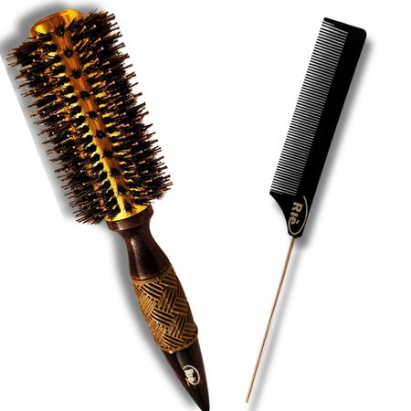 RIÈ-Salon-Pro-Kit--Escovas-INFINITI-Pro-Gold--Nano-Silver-57-mm-+-1-Pente--1