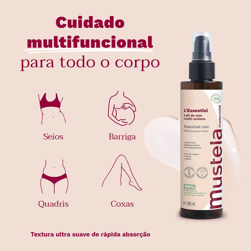 Loção Corporal Multifuncional Mustela Maternité L'Essentiel