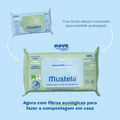 Toalhas Umedecidas Mustela Compostáveis Com Perfume 60Un