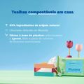 Toalhas Umedecidas Mustela Compostáveis Com Perfume 60Un