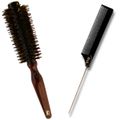 RIÈ Salon Pro Kit 01 Escova Premium Wood 47 mm +1 Pente