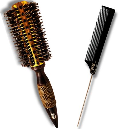 RIÈ-Salon-Pro-Kit--01-Escova-INFINITI-Pro-Gold--Nano-Silver-57-mm-+1-Pente--1