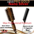 RIÈ Salon Pro Kit  01 Escova INFINITI Pro Gold  Nano Silver 57 mm +1 Pente