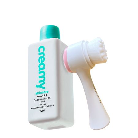 Kit-Creamy-Skincare-Ácido-Salicílico-e-Escova-de-Limpeza-Facial-2-em-1-(2-produtos)--1