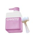 Kit Creamy Skincare Emulsão de Limpeza e Escova de Limpeza Facial 2 em 1 (2 produtos)