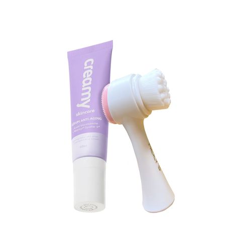 Kit-Creamy-Skincare-Anti-Aging-Redutor-de-Linhas-Sérum-e-Escova-de-Limpeza-Facial-2-em-1-(2-produtos)--1