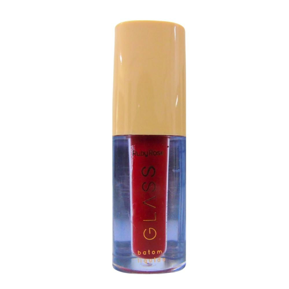Batom Líquido Velvety Ruby Rose Glass Bg04 3,5ml
