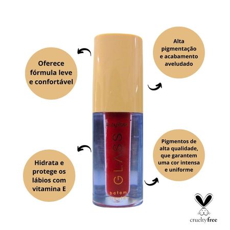 Batom-Líquido-Velvety-Ruby-Rose-Glass-Bg04-3,5ml--3