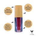 Batom Líquido Velvety Ruby Rose Glass Bg07 3,5ml