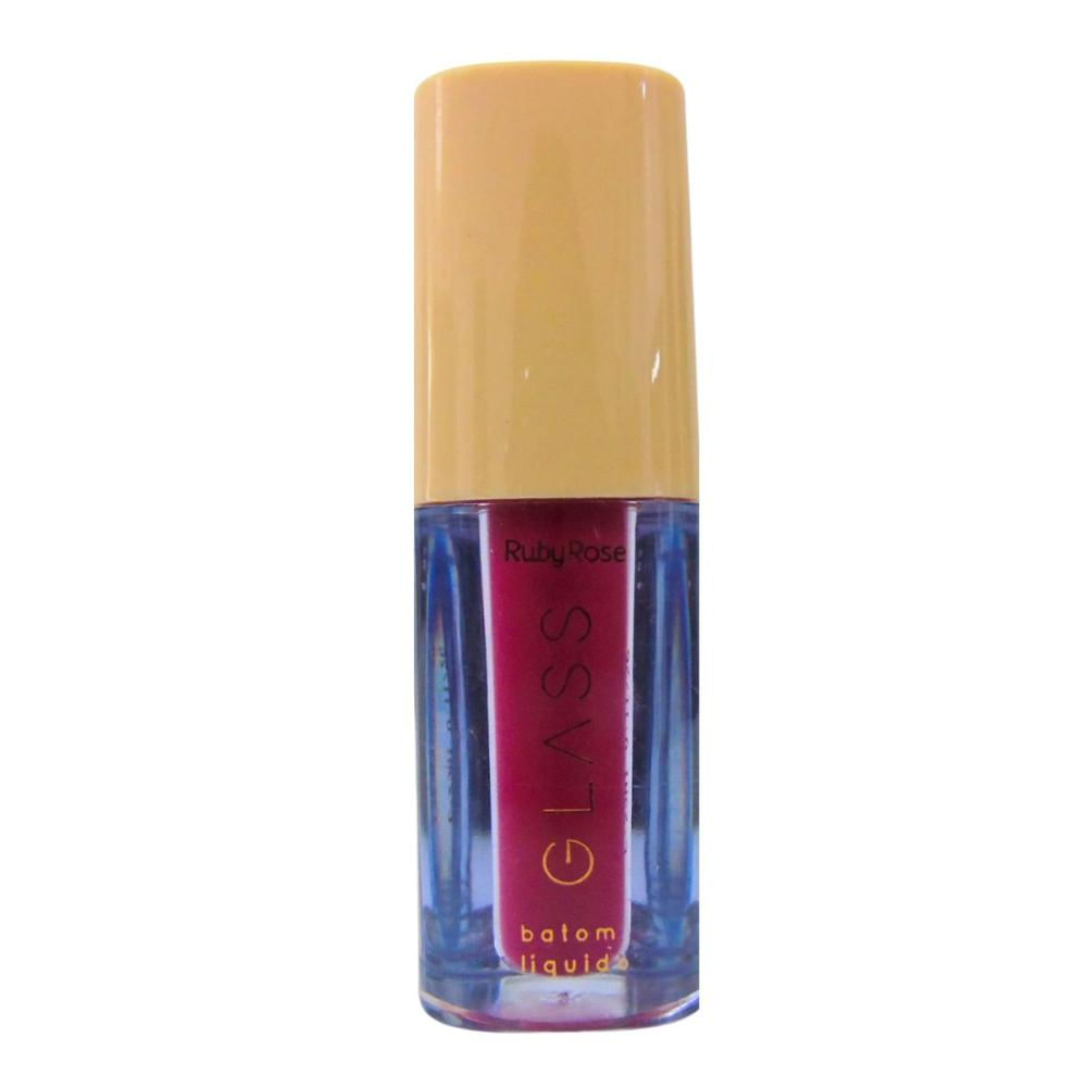 Batom Líquido Velvety Ruby Rose Glass Bg07 3,5ml